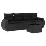 5-teiliges Gartenmöbel-Set und schwarze synthetische Rattankissen von , Gartensets - Ref: Foro24-3253422, Preis: 331,55 €, Ra...