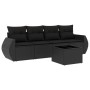 5-teiliges Gartenmöbel-Set und schwarze synthetische Rattankissen von , Gartensets - Ref: Foro24-3253422, Preis: 335,73 €, Ra...
