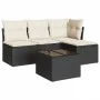 5-teiliges Gartenmöbel-Set und schwarze synthetische Rattankissen von , Gartensets - Ref: Foro24-3249345, Preis: 272,78 €, Ra...