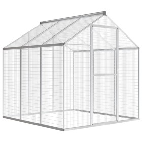 Aluminum outdoor birdhouse 183x178x194 cm by , Cages and habitats for small animals - Ref: Foro24-45219, Price: 548,41 €, Dis...