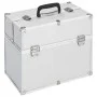 Estuche de maquillaje aluminio plateado 38x23x34 cm de vidaXL, Neceseres - Ref: Foro24-91832, Precio: 58,81 €, Descuento: %