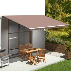 Replacement fabric for brown awning 5x3.5 m by , Awnings - Ref: Foro24-311982, Price: 98,80 €, Discount: %