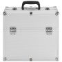 Estuche de maquillaje aluminio plateado 38x23x34 cm de vidaXL, Neceseres - Ref: Foro24-91832, Precio: 68,85 €, Descuento: %
