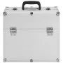Estuche de maquillaje aluminio plateado 38x23x34 cm de vidaXL, Neceseres - Ref: Foro24-91832, Precio: 58,81 €, Descuento: %