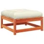 Garden sofa without armrests with cushions and footrest by , Modular outdoor sofas - Ref: Foro24-838146, Price: 177,72 €, Dis...