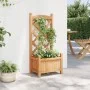 Rankgitter-Pflanzgefäß aus massivem braunem Tannenholz von , Töpfe und Pflanzgefäße - Ref: Foro24-365482, Preis: 54,15 €, Rab...