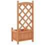 Solid Brown Fir Wood Trellis Planter by , Pots and planters - Ref: Foro24-365482, Price: 60,27 €, Discount: %