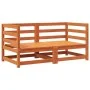Sofás esquineros de jardín 2 uds madera pino marrón 70x70x67 cm de , Sofás modulares de exterior - Ref: Foro24-837911, Precio...