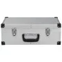 Silver aluminum tool case 46x33x16 cm by vidaXL, Toolboxes - Ref: Foro24-91846, Price: 72,43 €, Discount: %