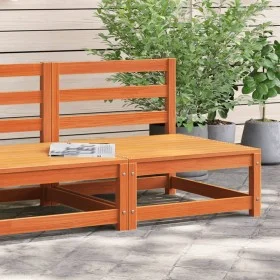 Garden sofa without armrests wax brown pine wood 70x70x67cm by , Modular outdoor sofas - Ref: Foro24-837918, Price: 56,99 €, ...