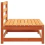 Gartensofa ohne Armlehnen, wachsbraunes Kiefernholz, 70 x 70 x 67 cm von , Modulare Sofas für den Außenbereich - Ref: Foro24-...
