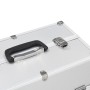 Estuche de maquillaje aluminio plateado 38x23x34 cm de vidaXL, Neceseres - Ref: Foro24-91832, Precio: 68,85 €, Descuento: %