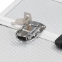 Estuche de maquillaje aluminio plateado 38x23x34 cm de vidaXL, Neceseres - Ref: Foro24-91832, Precio: 68,85 €, Descuento: %