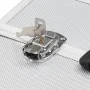 Estuche de maquillaje aluminio plateado 38x23x34 cm de vidaXL, Neceseres - Ref: Foro24-91832, Precio: 58,81 €, Descuento: %