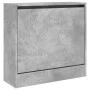 Concrete gray engineered wood shoe rack 60x21x57 cm by , Shoe racks and shoe organizers - Ref: Foro24-839885, Price: 41,87 €,...