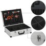 Silver aluminum tool case 46x33x16 cm by vidaXL, Toolboxes - Ref: Foro24-91846, Price: 73,76 €, Discount: %