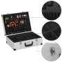Silver aluminum tool case 46x33x16 cm by vidaXL, Toolboxes - Ref: Foro24-91846, Price: 72,43 €, Discount: %