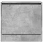 Betongraues Schuhregal aus Holzwerkstoff, 60 x 21 x 57 cm von , Schuhregale und Schuhorganisatoren - Ref: Foro24-839885, Prei...