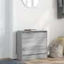 Sonoma gray engineered wood shoe rack 60x21x57 cm by , Shoe racks and shoe organizers - Ref: Foro24-839887, Price: 48,46 €, D...