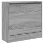 Sonoma gray engineered wood shoe rack 60x21x57 cm by , Shoe racks and shoe organizers - Ref: Foro24-839887, Price: 47,43 €, D...