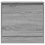 Sonoma gray engineered wood shoe rack 60x21x57 cm by , Shoe racks and shoe organizers - Ref: Foro24-839887, Price: 47,43 €, D...