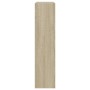 Zapatero de madera de ingeniería roble Sonoma 60x21x87,5 cm