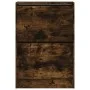 Zapatero de madera de ingeniería roble ahumado 60x21x87,5 cm de , Zapateros y organizadores de calzado - Ref: Foro24-839893, ...