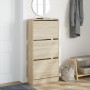 Sonoma Oak Engineered Wood Shoe Rack 60x21x125.5 cm by , Shoe racks and shoe organizers - Ref: Foro24-839898, Price: 80,50 €,...