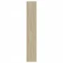 Schuhregal aus Sonoma-Eichenholzwerkstoff, 60 x 21 x 125,5 cm von , Schuhregale und Schuhorganisatoren - Ref: Foro24-839898, ...