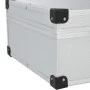 Silver aluminum tool case 46x33x16 cm by vidaXL, Toolboxes - Ref: Foro24-91846, Price: 72,43 €, Discount: %