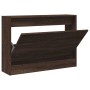 Oak brown engineered wood shoe rack 80x21x57 cm by , Shoe racks and shoe organizers - Ref: Foro24-839916, Price: 79,70 €, Dis...