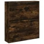 Smoked oak engineered wood shoe rack 80x21x87.5 cm by , Shoe racks and shoe organizers - Ref: Foro24-839921, Price: 81,09 €, ...
