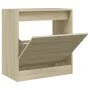 Sonoma Oak Engineered Wood Shoe Rack 60x34x63.5 cm by , Shoe racks and shoe organizers - Ref: Foro24-839940, Price: 50,52 €, ...
