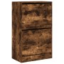 Smoked oak engineered wood shoe rack 60x34x96.5 cm by , Shoe racks and shoe organizers - Ref: Foro24-839949, Price: 91,13 €, ...