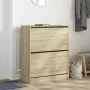 Sonoma Oak Engineered Wood Shoe Rack 80x34x96.5 cm by , Shoe racks and shoe organizers - Ref: Foro24-839968, Price: 99,46 €, ...
