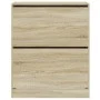 Sonoma Oak Engineered Wood Shoe Rack 80x34x96.5 cm by , Shoe racks and shoe organizers - Ref: Foro24-839968, Price: 99,46 €, ...