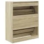 Sonoma Oak Engineered Wood Shoe Rack 80x34x96.5 cm by , Shoe racks and shoe organizers - Ref: Foro24-839968, Price: 99,46 €, ...