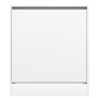 White engineered wood shoe rack 60x42x69 cm by , Shoe racks and shoe organizers - Ref: Foro24-839980, Price: 52,80 €, Discoun...