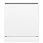 Zapatero de madera de ingeniería blanco 60x42x69 cm de , Zapateros y organizadores de calzado - Ref: Foro24-839980, Precio: 5...