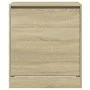 Sonoma Oak Engineered Wood Shoe Rack 60x42x69 cm by , Shoe racks and shoe organizers - Ref: Foro24-839982, Price: 49,91 €, Di...