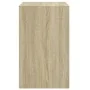 Sonoma Oak Engineered Wood Shoe Rack 60x42x69 cm by , Shoe racks and shoe organizers - Ref: Foro24-839982, Price: 49,91 €, Di...