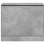 Concrete gray engineered wood shoe rack 80x42x69 cm by , Shoe racks and shoe organizers - Ref: Foro24-840004, Price: 66,59 €,...