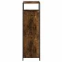 Smoked oak engineered wood shoe rack 60x34x112 cm by , Shoe racks and shoe organizers - Ref: Foro24-840031, Price: 91,89 €, D...