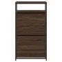 Oak brown engineered wood shoe rack 60x34x112 cm by , Shoe racks and shoe organizers - Ref: Foro24-840033, Price: 102,09 €, D...