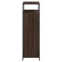 Zapatero de madera de ingeniería roble marrón 75x34x112 cm de , Zapateros y organizadores de calzado - Ref: Foro24-840038, Pr...