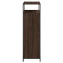 Zapatero de madera de ingeniería roble marrón 75x34x112 cm de , Zapateros y organizadores de calzado - Ref: Foro24-840038, Pr...