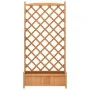 Pflanzgefäß mit Spalier aus massivem braunem Tannenholz von , Töpfe und Pflanzgefäße - Ref: Foro24-365491, Preis: 160,77 €, R...