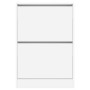 Zapatero de madera de ingeniería blanco 60x21x87,5 cm de , Zapateros y organizadores de calzado - Ref: Foro24-839889, Precio:...