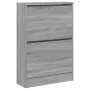 Engineered wood gray Sonoma shoerack 60x21x87.5 cm by , Shoe racks and shoe organizers - Ref: Foro24-839894, Price: 66,24 €, ...