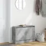 Engineered wood shoe cabinet in concrete gray, 80x21x57 cm by , Shoe racks and shoe organizers - Ref: Foro24-839913, Price: 5...